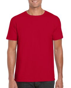 Gildan GN640 - Softstyle™ adult ringspun t-shirt Cherry red