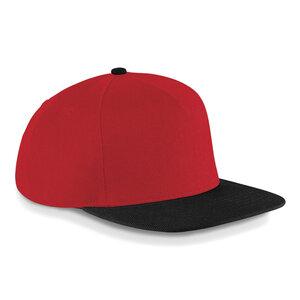 Beechfield BF660 - Original flat peak snapback Classic Red/Black