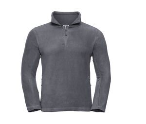 Russell JZ874 - Adult`s Quarter Zip Outdoor Fleece Convoy Grey