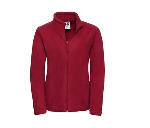 Russell JZ87F - Women's full zip outdoor fleece Classic Red