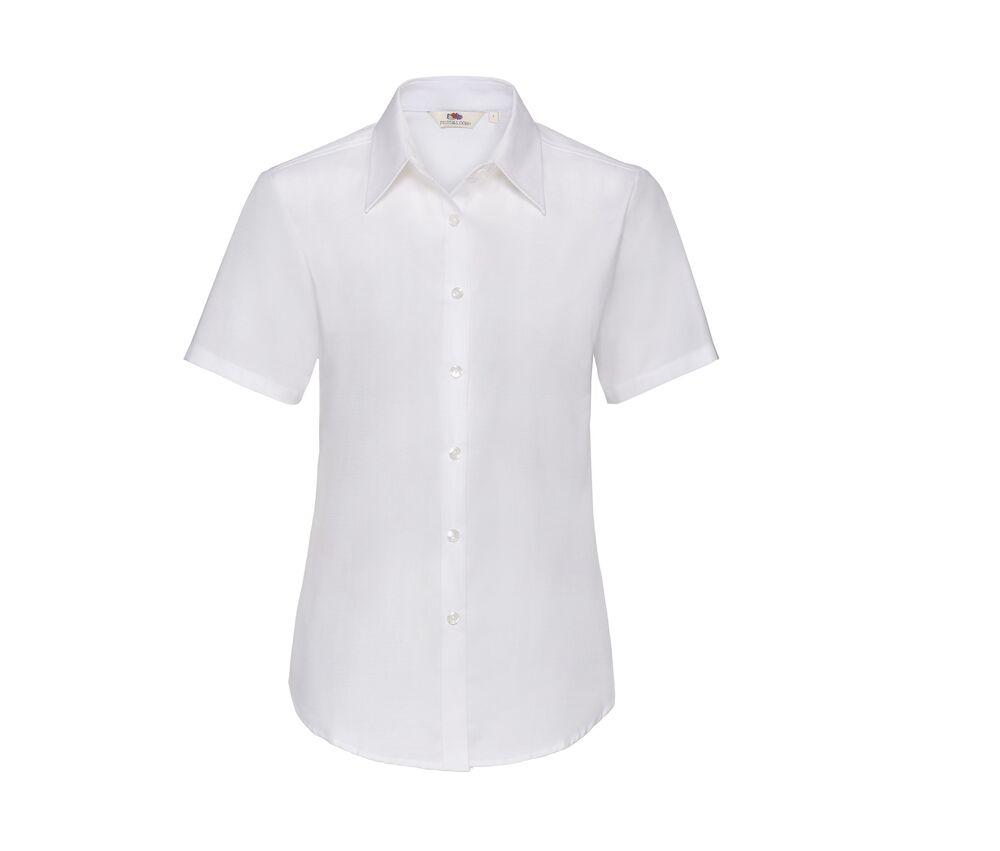 Fruit of the Loom SC406 - Lady Fit Oxford Shirt Short Sleeves (65-000-0)