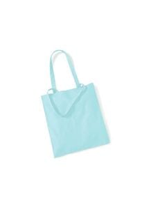 Westford Mill WM101 - Promo shoulder tote Pastel Blue