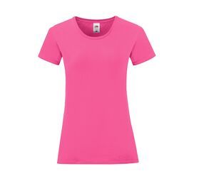 Fruit of the Loom SC151 - Iconic T Woman Fuchsia