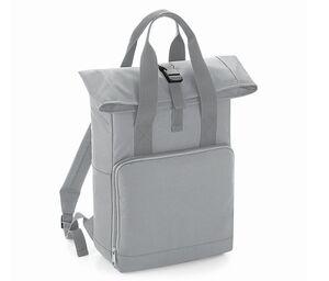 Bag Base BG118 - TWIN HANDLE ROLL-TOP BACKPACK Light Grey