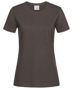 Stedman STE2600 - T-shirt Crewneck Classic-T SS for women Stedman Dark Chocolate