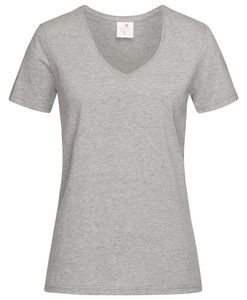 Stedman STE2700 - T-shirt V-Neck Classic-T SS for women Stedman Grey Heather