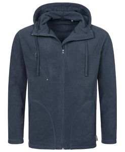 Stedman STE5080 - Polar Fleece Cardigan Hooded Activ for him Blue Midnight