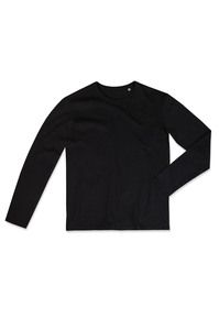 Stedman STE9040 - T-shirt Crewneck Morgan LS for him Black Opal