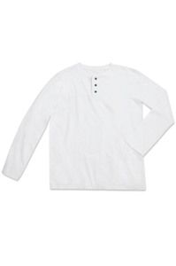 Stedman STE9460 - Long sleeve with buttons for men SHAWN HENLEY  White