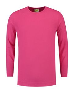 Lemon & Soda LEM1265 - T-shirt Crewneck cot/elast LS for him Fuchsia