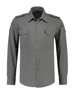 Lemon & Soda LEM3915 - Shirt Twill LS for him Pearl Grey