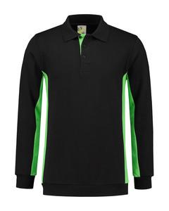 Lemon & Soda LEM4700 - Polosweater Workwear Black/Lime