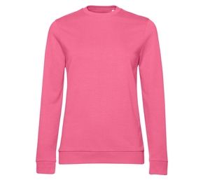 B&C BCW02W - Women's Round Neck Sweatshirt # woman Pink Fizz