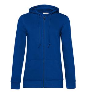 B&C BCW36B - Women's Organic Zipped Hoodie Royal blue