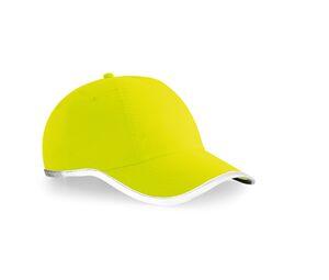 Beechfield BF035 - Reinforced high-visibility cap Fluorescent Yellow