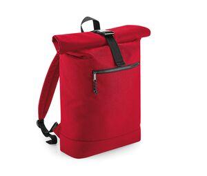 Bag Base BG286 - Backpack with roll-up closure made of recycled material Classic Red