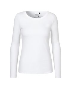 Neutral O81050 - Long-sleeved T-shirt for women White