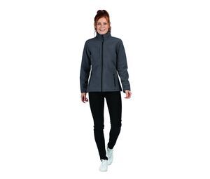 Regatta RGA689 - Women's Softshell 3 layers Seal Grey / Black