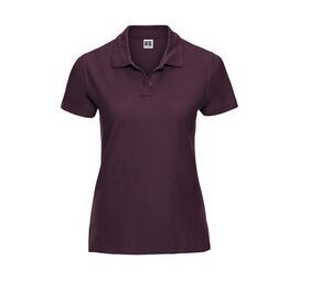 Russell RU577F - LADIES' ULTIMATE COTTON POLO Burgundy