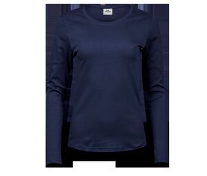 Tee Jays TJ590 - Womens long sleeve interlock tee Navy