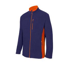 VELILLA V1504 - VESTE POLAIRE BICOLORE Navy / Orange