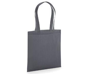 Westford mill WM261 - Organic Premium Cotton Tote Graphite Grey