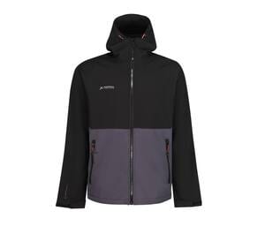 Regatta RGA707 - Hooded softshell jacket Iron / Black