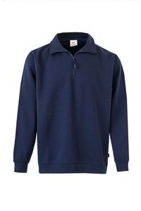 Velilla 105702 - QUARTER ZIP SWEATSHIRT Navy Blue