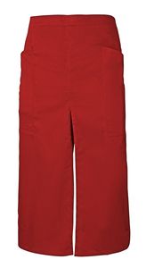 Velilla 404209 - LONG APRON Coral Red
