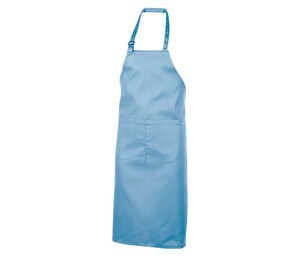 NEWGEN TB201 - Cotton bib apron with pocket Sky Blue