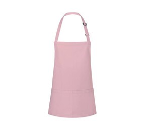 KARLOWSKY KYBLS6 - SHORT BIB APRON BASIC WITH BUCKLE AND POCKET Pink