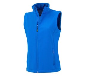 RESULT RS902F - WOMENS RECYCLED 2-LAYER PRINTABLE SOFTSHELL BODYWARMER